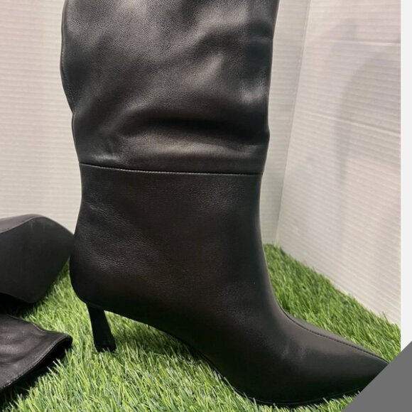 Steve Madden Womens's Lavan Black Knee-High Boots - Black - Picture 6 of 7